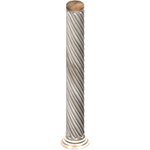 Elegant Garden White & Gold Column