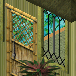 Putrid Green Diamond Window