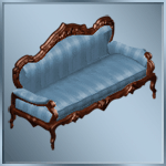 Subtle Blue Manchester Loveseat