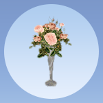 Gray Flower Vase