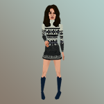 Feale Snowflake Sweater