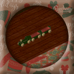 Santa's Shack: Green Toy Train